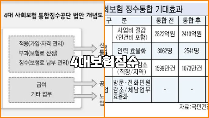 4대보험징수