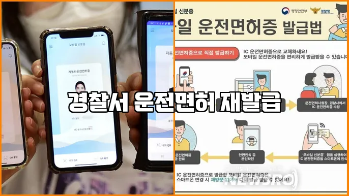경찰서 운전면허 재발급