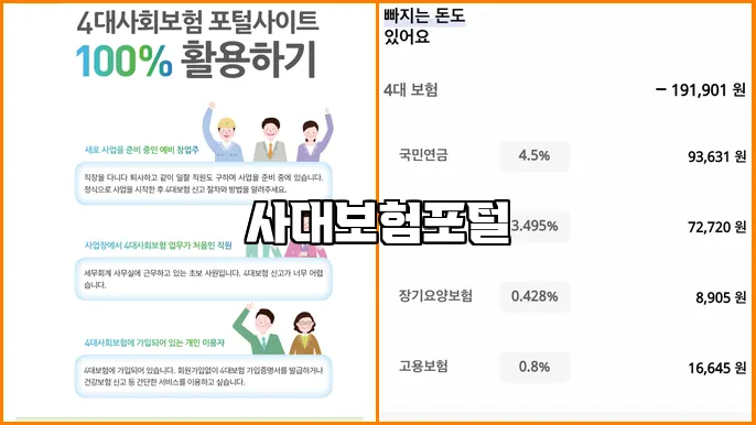 사대보험포털