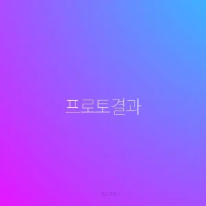 프로토결과