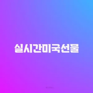 실시간미국선물