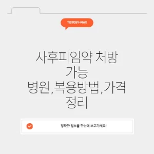 사후피임약 처방 가능 병원,복용방법,가격 정리