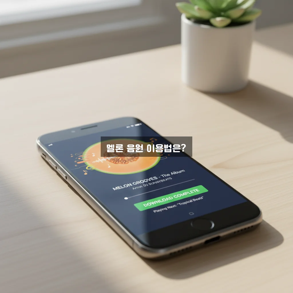 멜론 음원 다운로드 관련 이미지 1