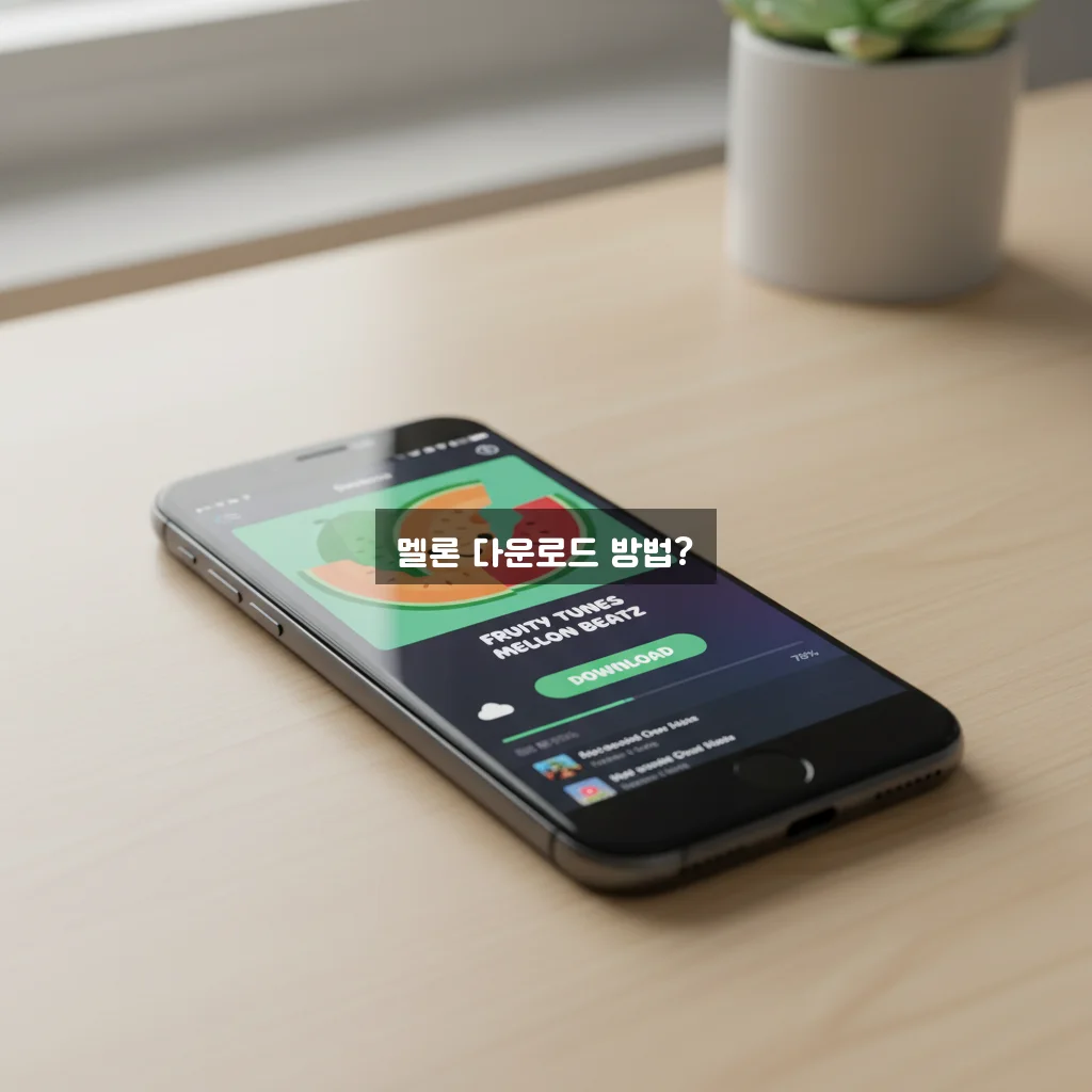 멜론 음원 다운로드 관련 이미지 2