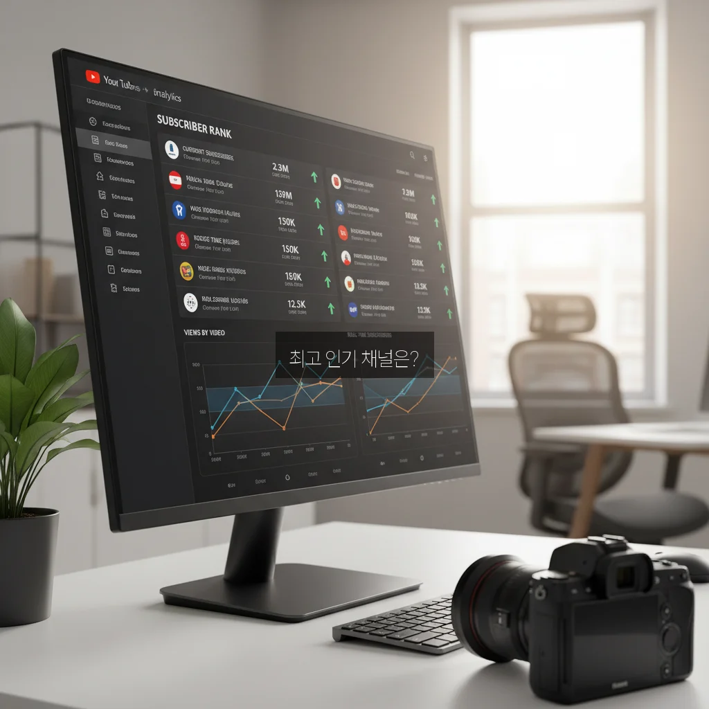 유튜브 구독자 순위 관련 이미지 1
