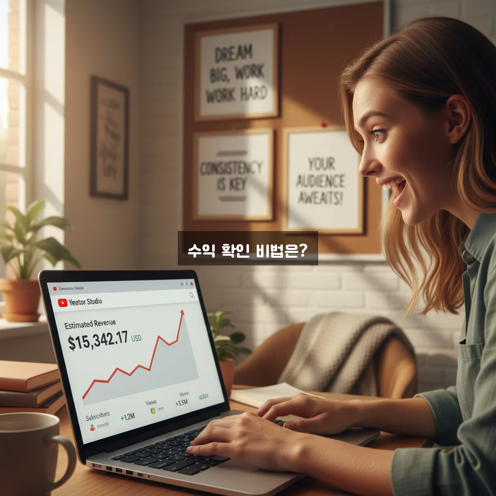 유튜브 수익 확인 관련 이미지 1