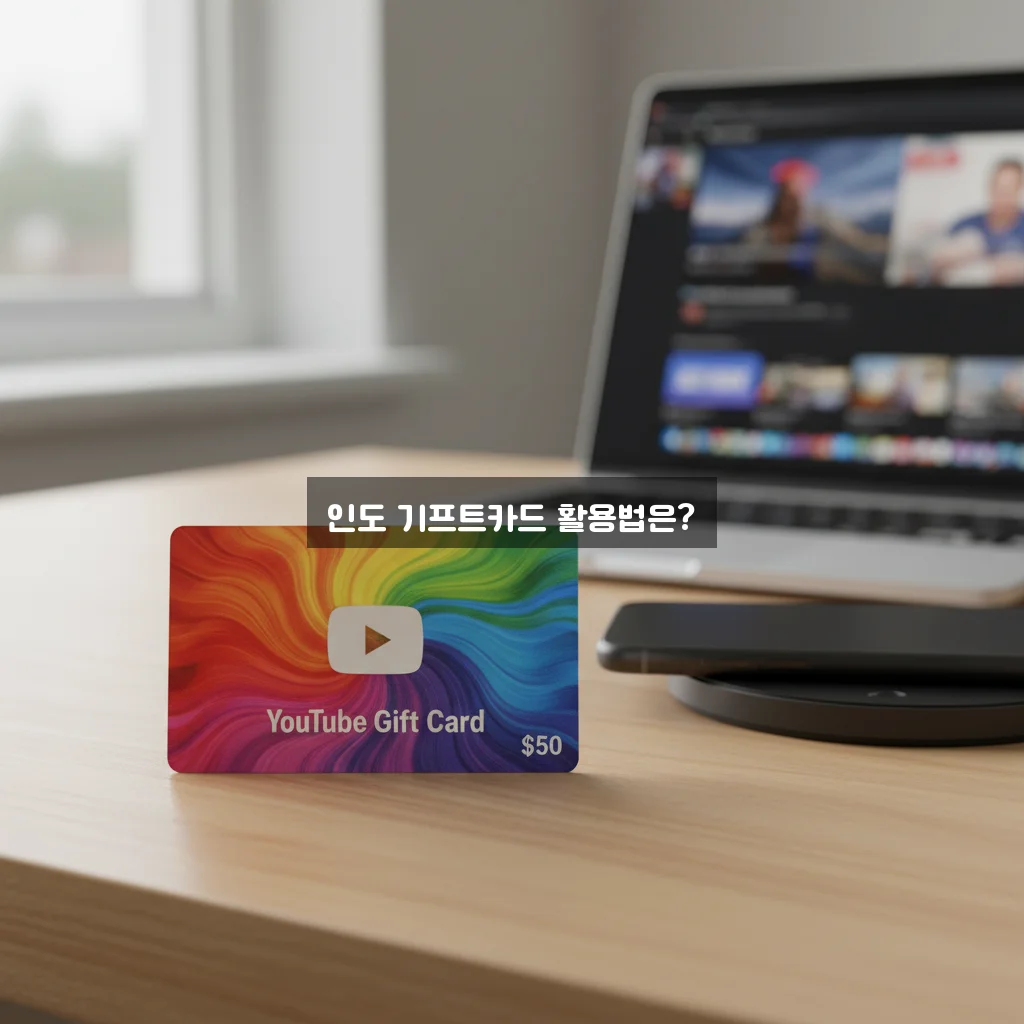 유튜브 인도 기프트카드 관련 이미지 1