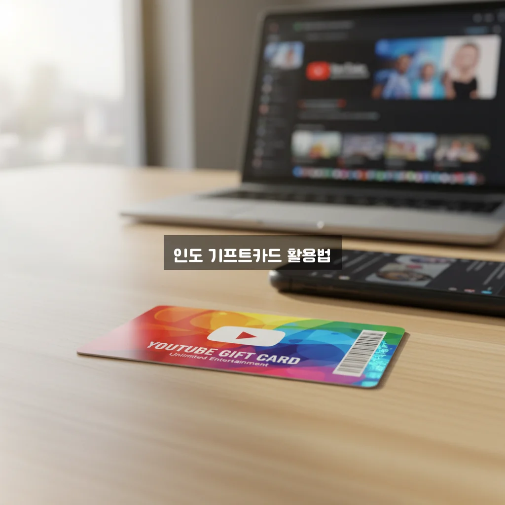 유튜브 인도 기프트카드 관련 이미지 2