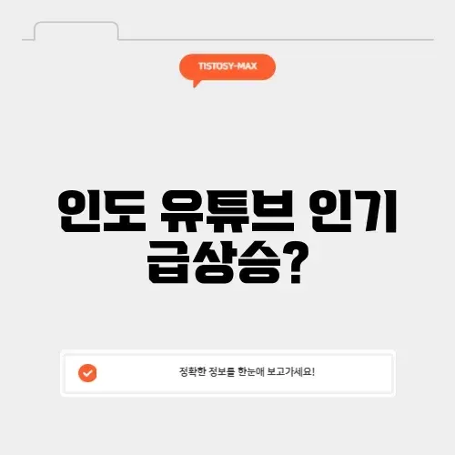 유튜브 인도계정