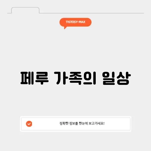 유튜브 페루 가족