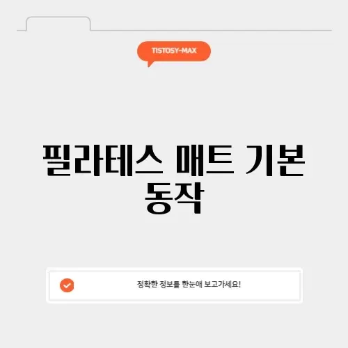 필라테스 매트 기본 동작