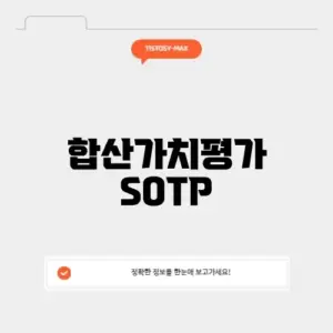 합산가치평가 SOTP
