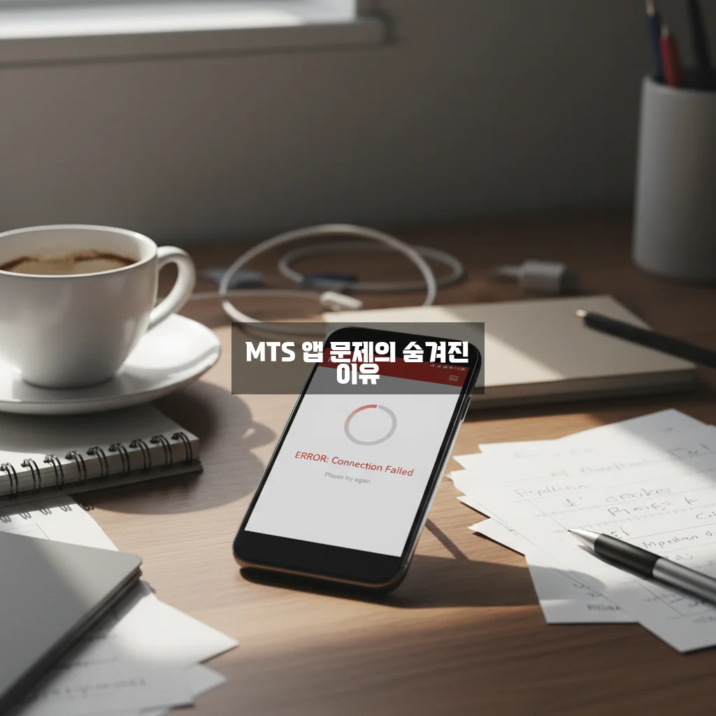 MTS 앱 실행 안됨 및 업데이트 오류 관련 이미지 1