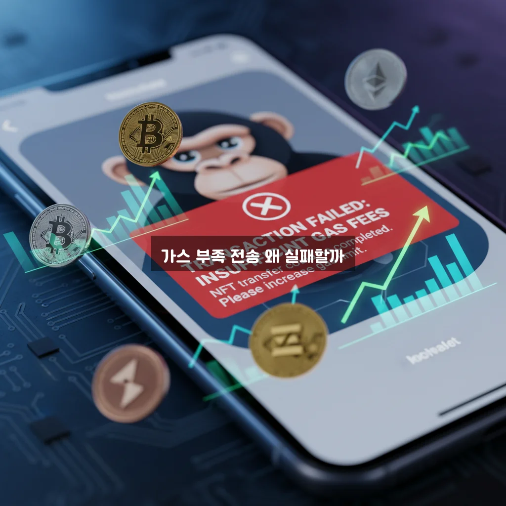NFT 전송 실패 및 가스비 부족 관련 이미지 1