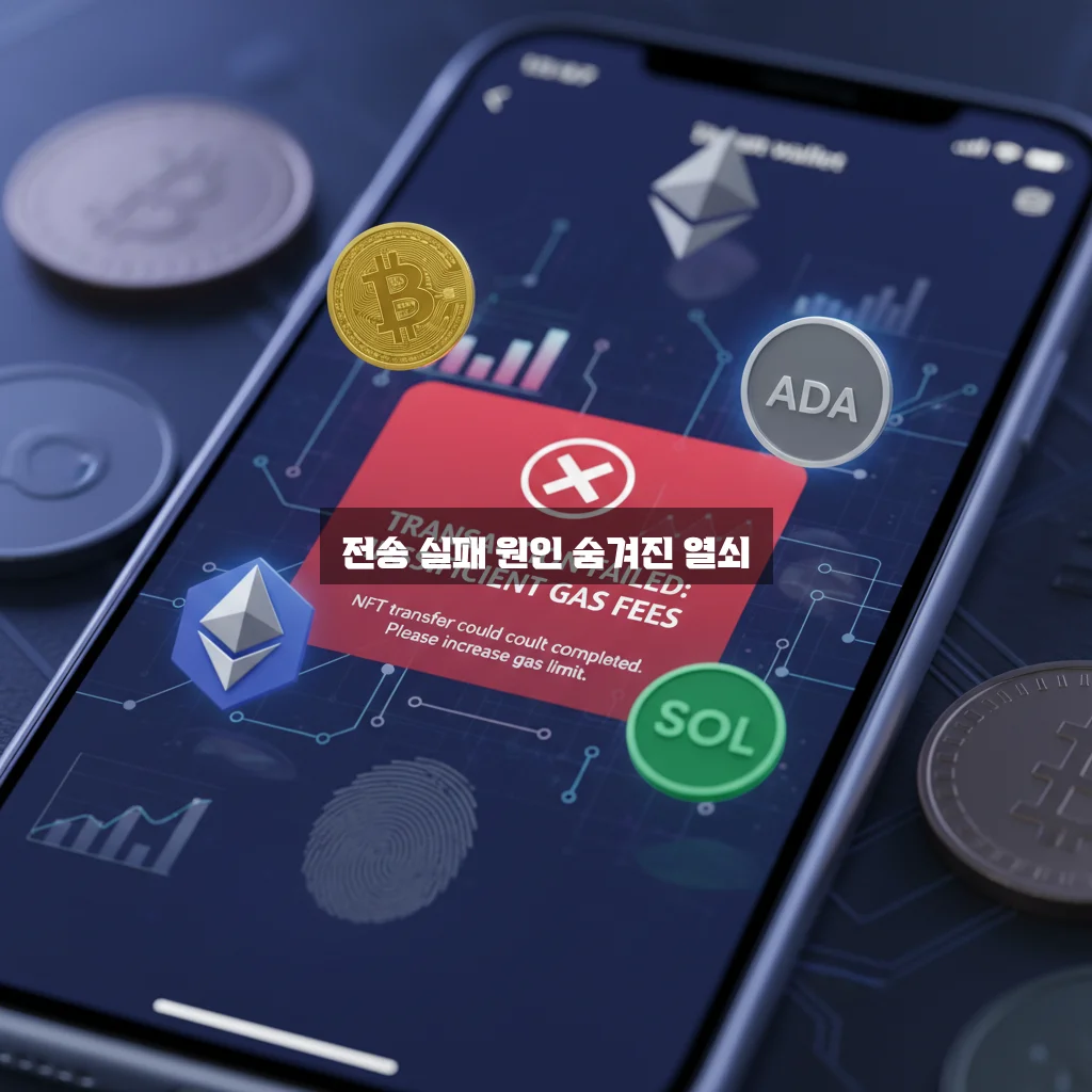 NFT 전송 실패 및 가스비 부족 관련 이미지 2