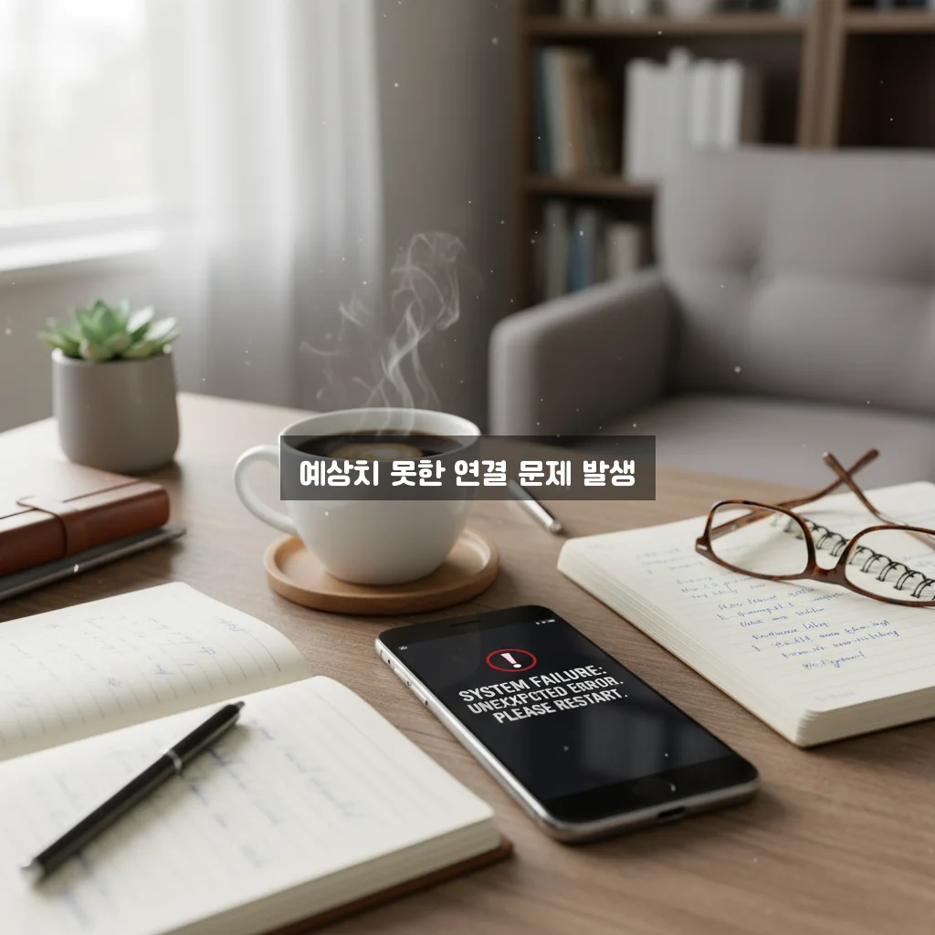 PASS 앱 실행 안됨 및 네트워크 오류 관련 이미지 1