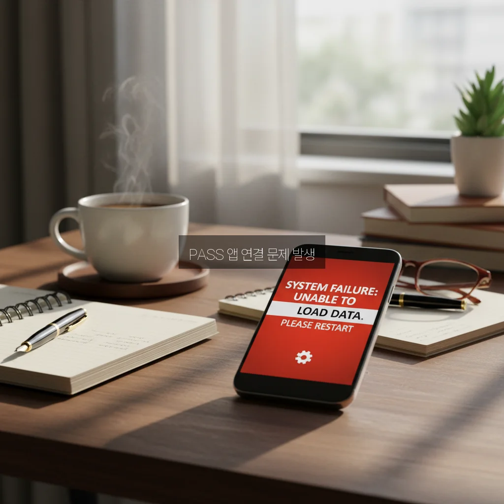 PASS 앱 실행 안됨 및 네트워크 오류 관련 이미지 2
