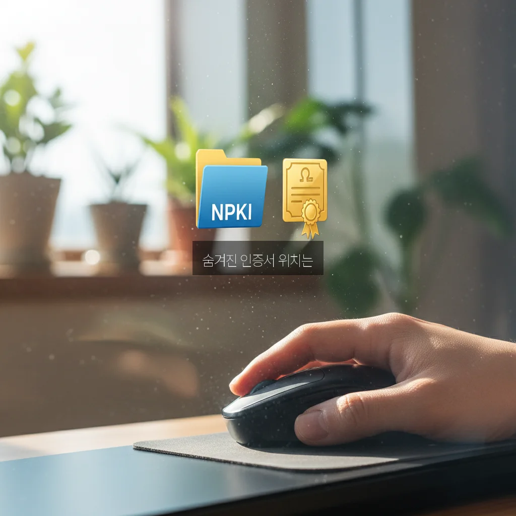 공동인증서 저장 위치 찾기 (NPKI 폴더) 관련 이미지 1