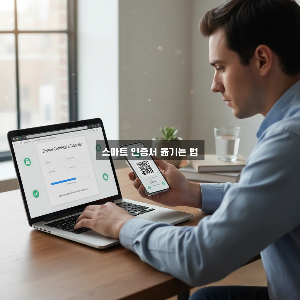 공동인증서(구 공인인증서) PC에서 스마트폰 복사 관련 이미지 2