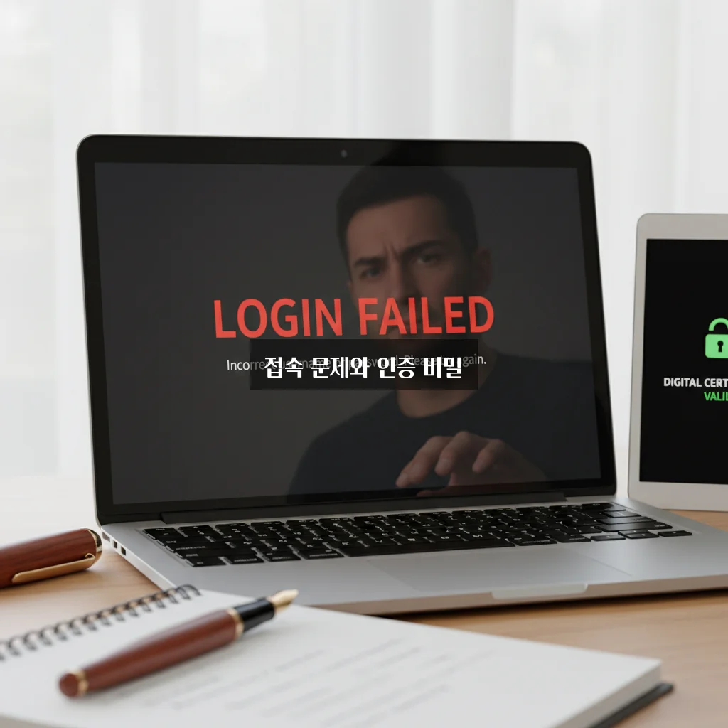 국세청 홈택스 로그인 안됨 및 공동인증서 등록 관련 이미지 2