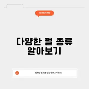 공차 펄 종류 완벽 정리 및 추천 가이드