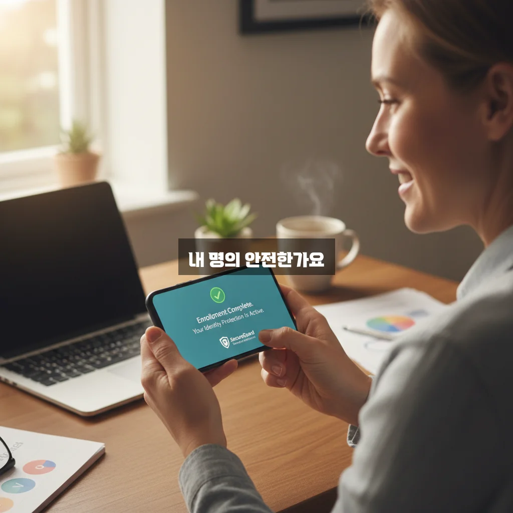 명의 도용 방지 서비스(엠세이퍼) 가입 확인 관련 이미지 1