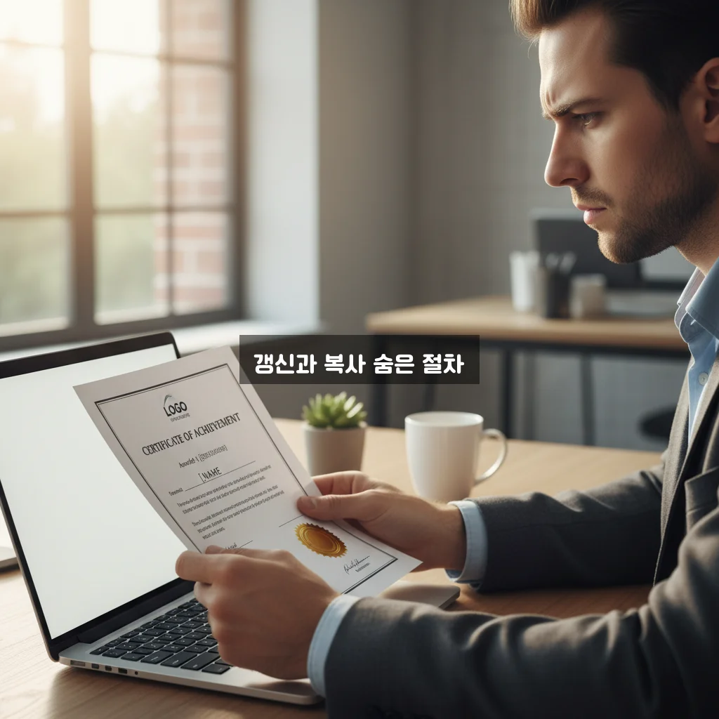 법인 공인인증서 갱신 및 복사 방법 관련 이미지 1