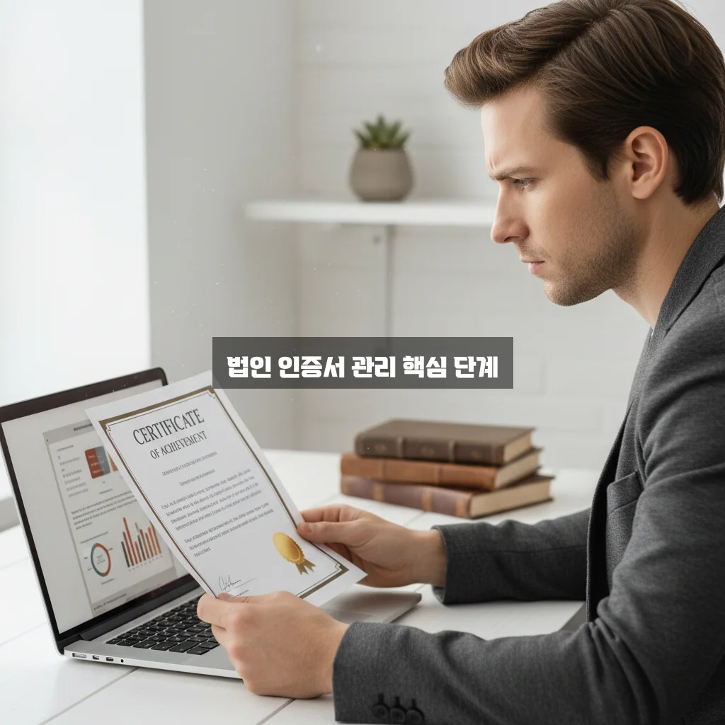 법인 공인인증서 갱신 및 복사 방법 관련 이미지 2