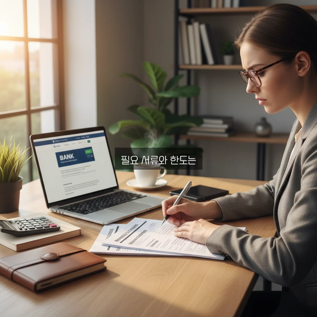 사업자용 계좌 개설 필요 서류 및 한도 제한 관련 이미지 1