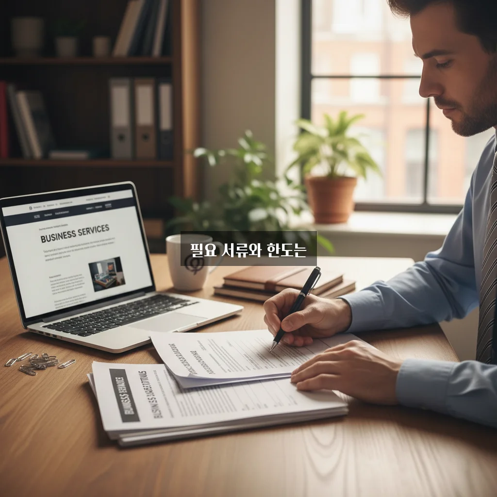 사업자용 계좌 개설 필요 서류 및 한도 제한 관련 이미지 3