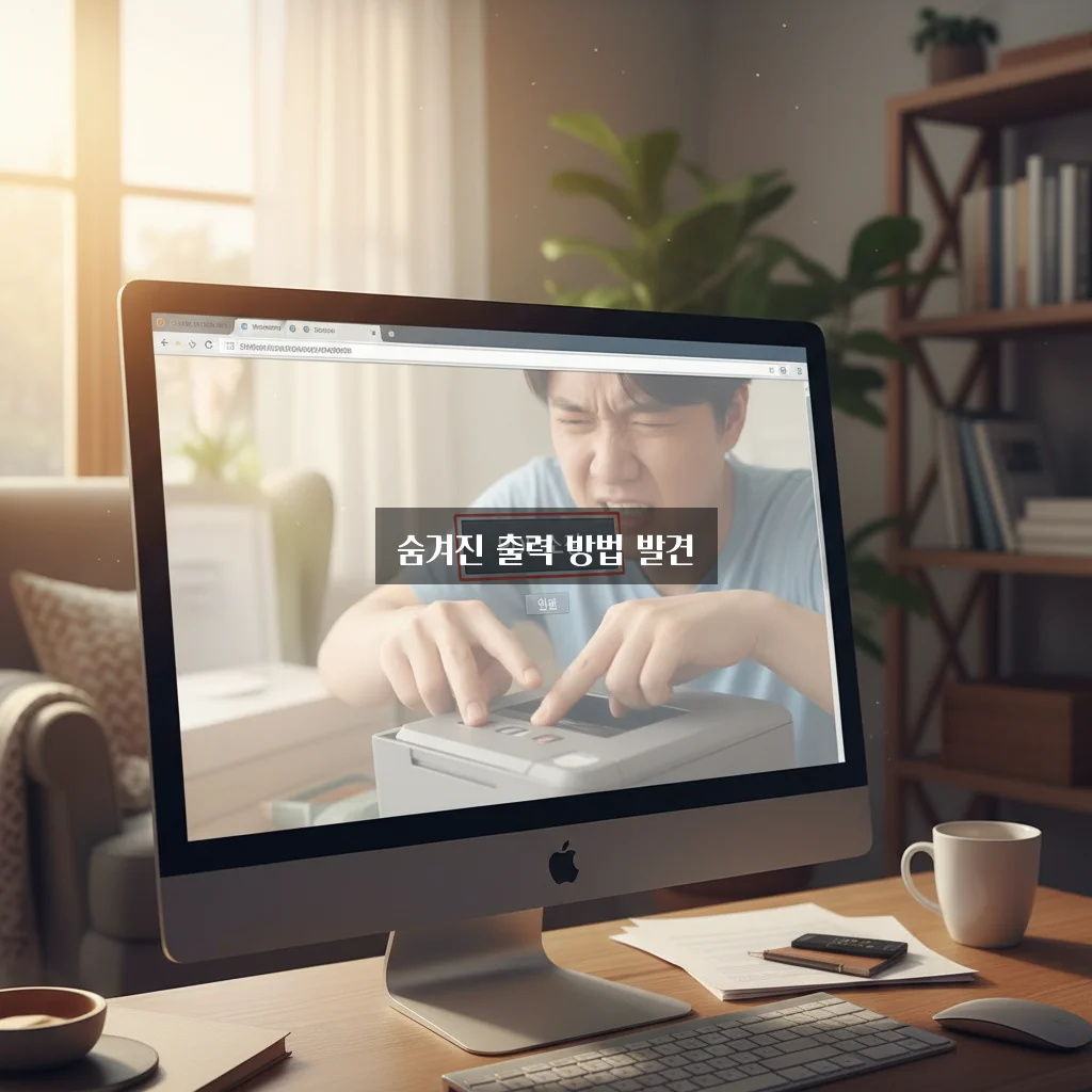 정부24 프린터 