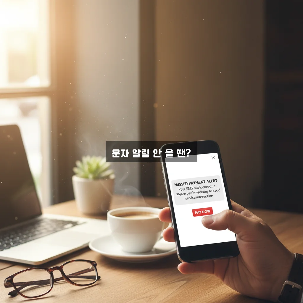 카드 결제 문자 안 옴 (SMS 서비스 신청) 관련 이미지 1
