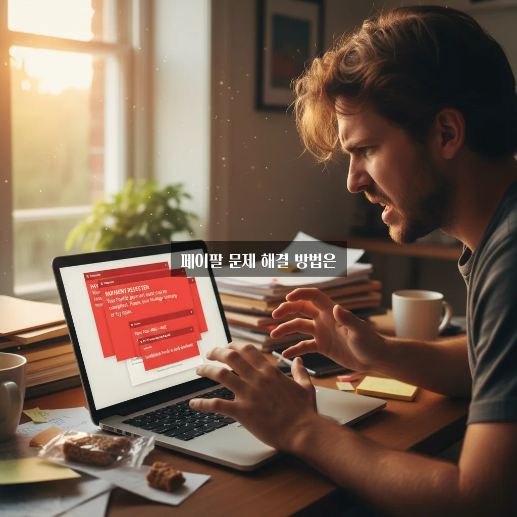 페이팔 결제 거절 및 계정 제한 풀기 관련 이미지 1