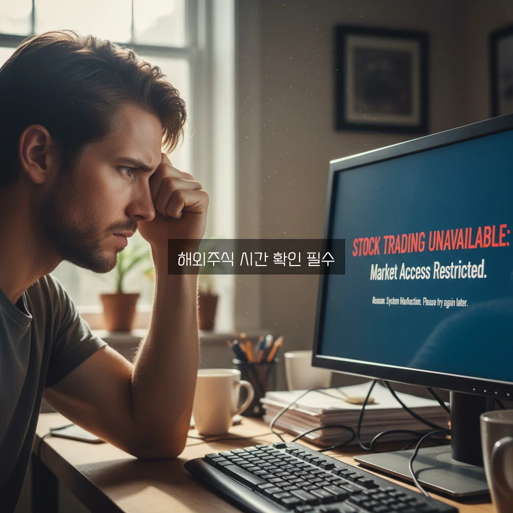 해외 주식 거래 신청 안됨 (거래 시간 확인) 관련 이미지 2