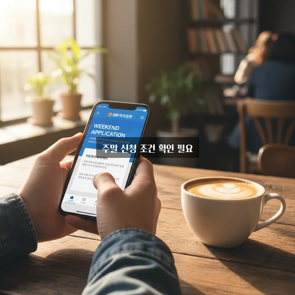 SBI저축은행 스피드론 주말 신청 가능 여부 관련 이미지 1