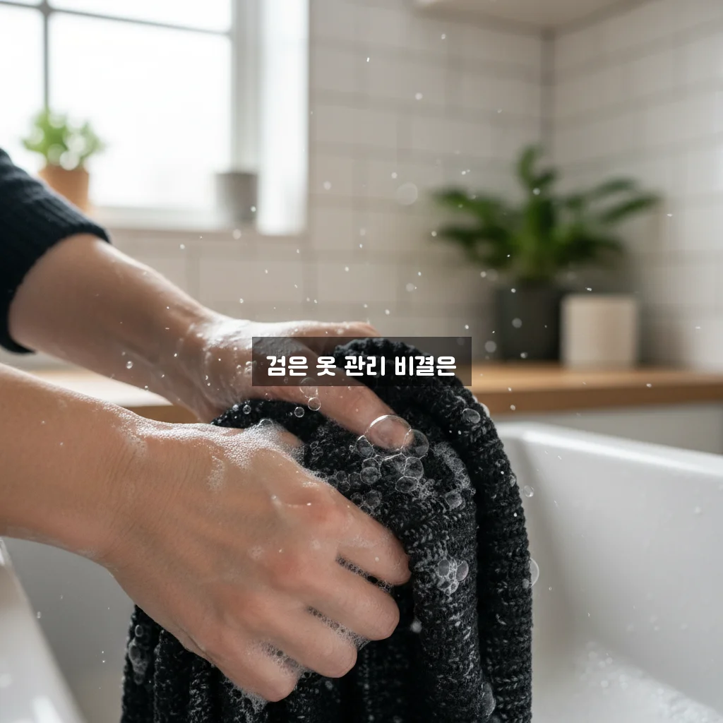 검은 옷 먼지 안 붙게 세탁 관련 이미지 2