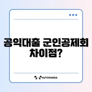 공익근무요원 대출 가능한 곳 및 군인공제회 비교