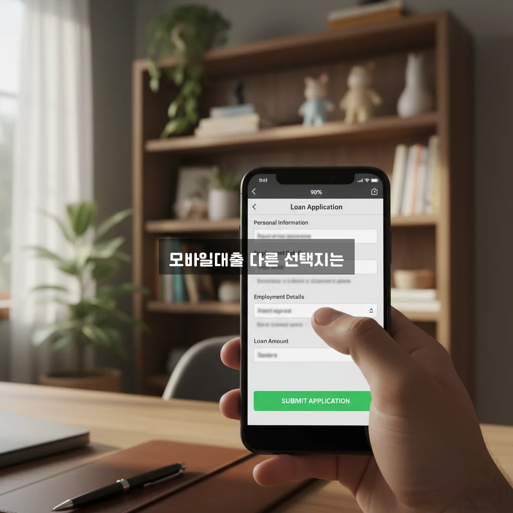 러시앤캐시 모바일대출 신청 중단 후 대안 업체 관련 이미지 1