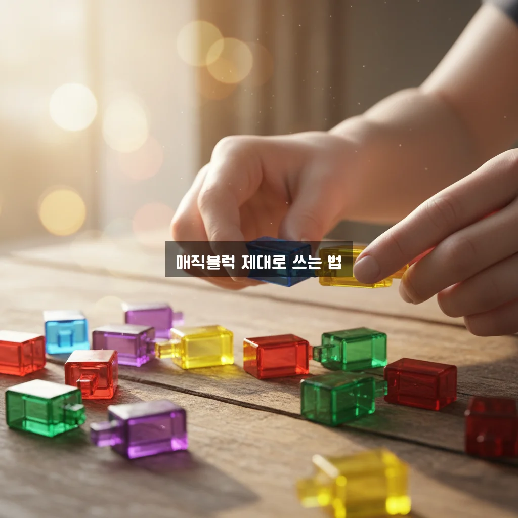 매직블럭 사용법 및 주의사항 관련 이미지 2