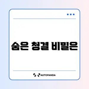 전자레인지 청소 식초 활용