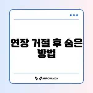카카오뱅크 비상금대출 연장 거절 후기 및 대처법
