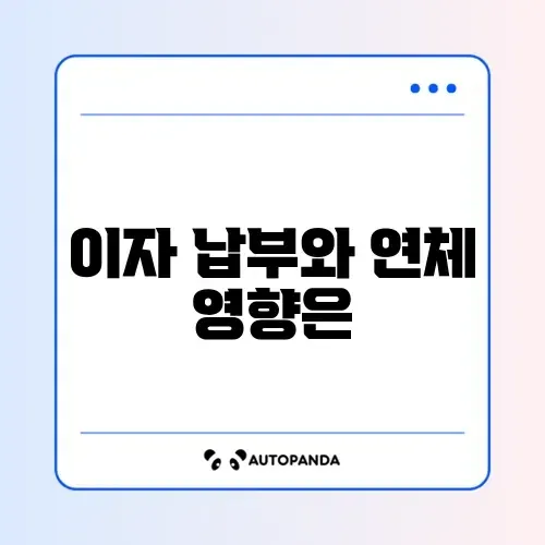 토스뱅크 비상금대출 이자 납부 방법 및 연체 시 불이익 썸네일