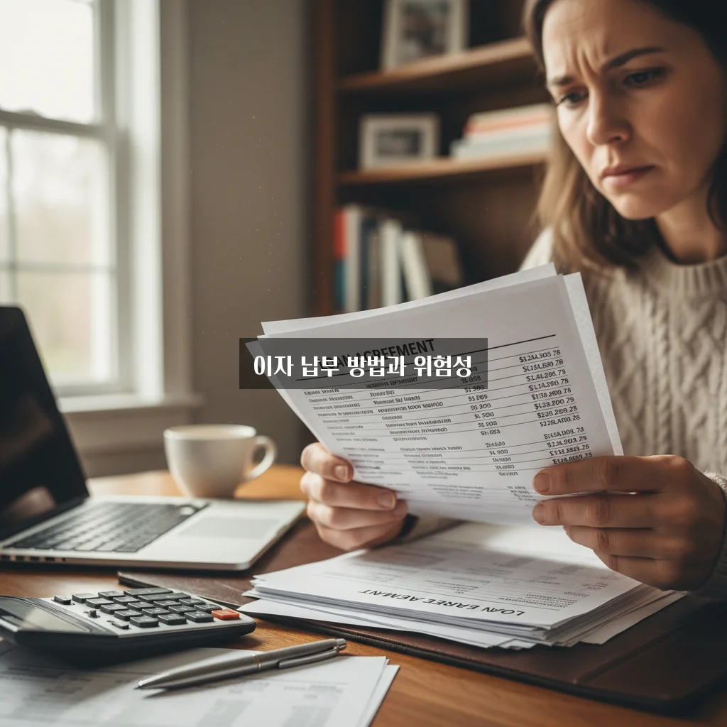 토스뱅크 비상금대출 이자 납부 방법 및 연체 시 불이익 관련 이미지 1