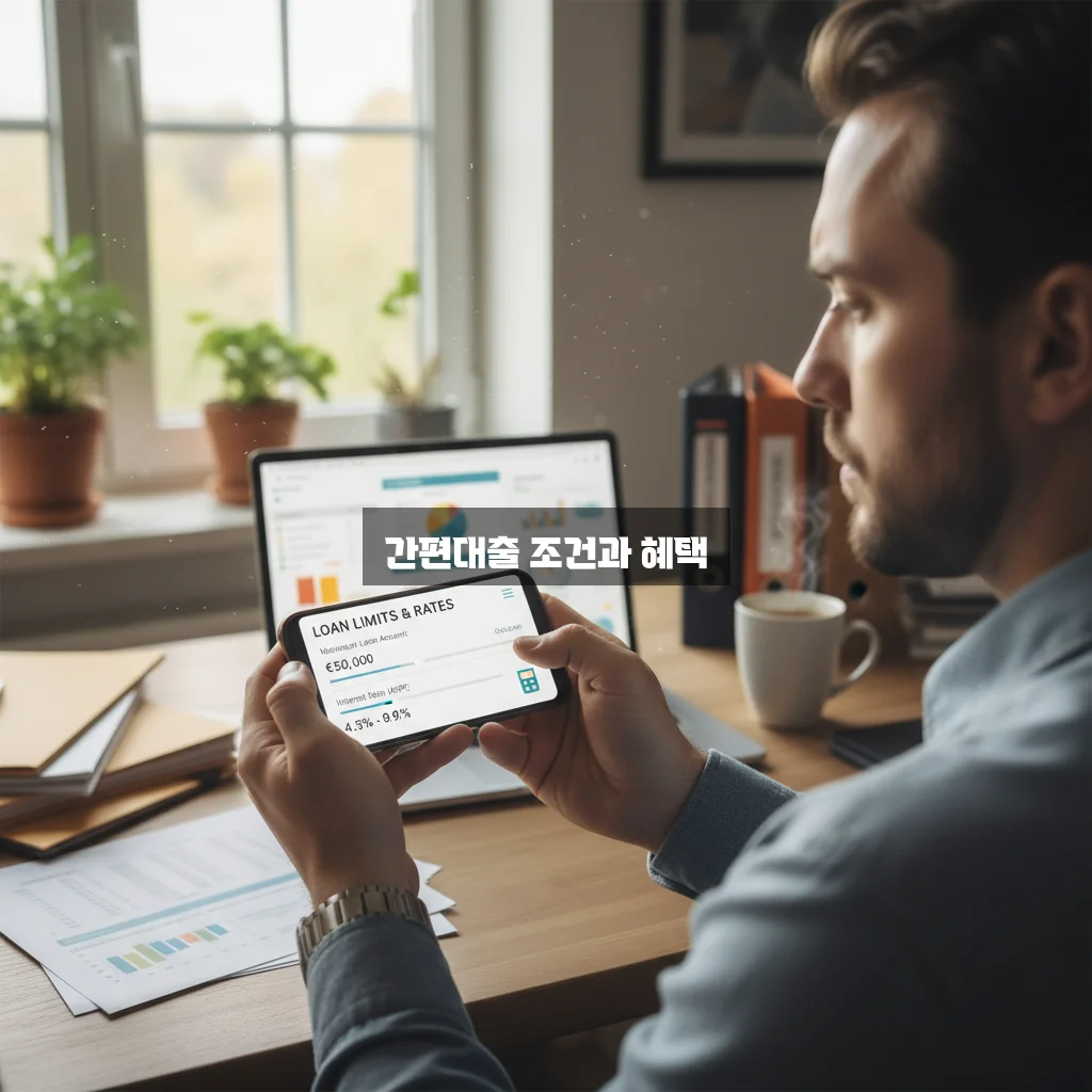 하나은행 원큐 비상금대출 한도 조회 및 금리 관련 이미지 2