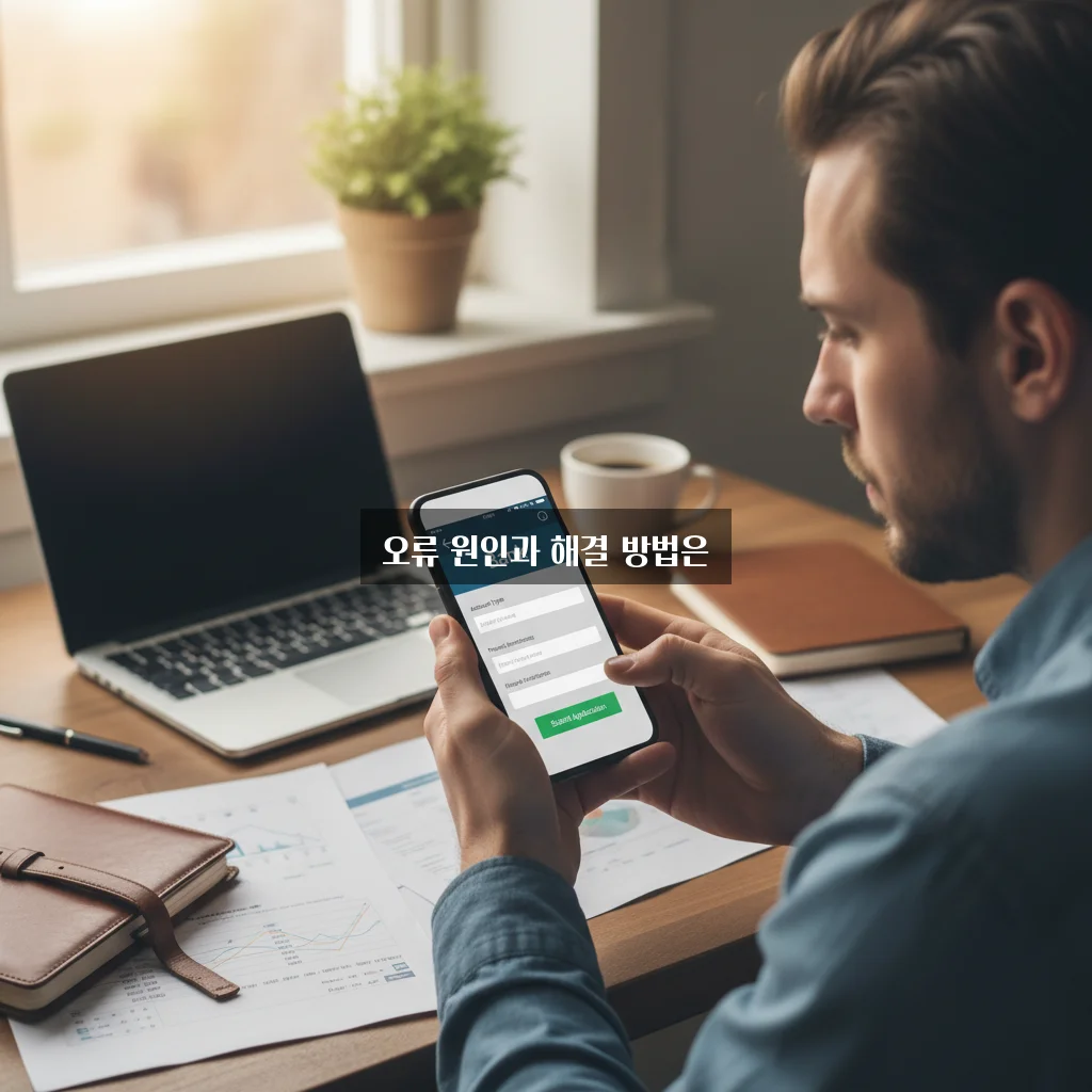햇살론 유스 은행 어플 신청 오류 해결법 관련 이미지 2