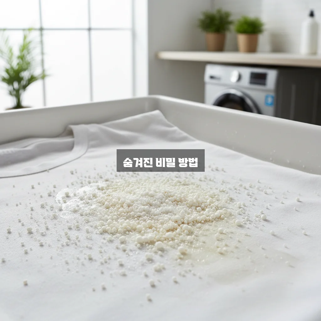 흰 옷 누런 때 제거 (과탄산소다) 관련 이미지 1