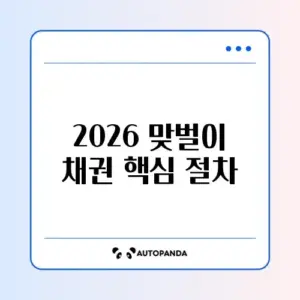 2026 맞벌이 채권 절차 완벽 정리 가이드