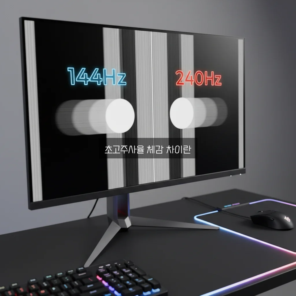 게이밍 모니터 144Hz 240Hz 차이 체감 후기 및 선택 기준 관련 이미지 1