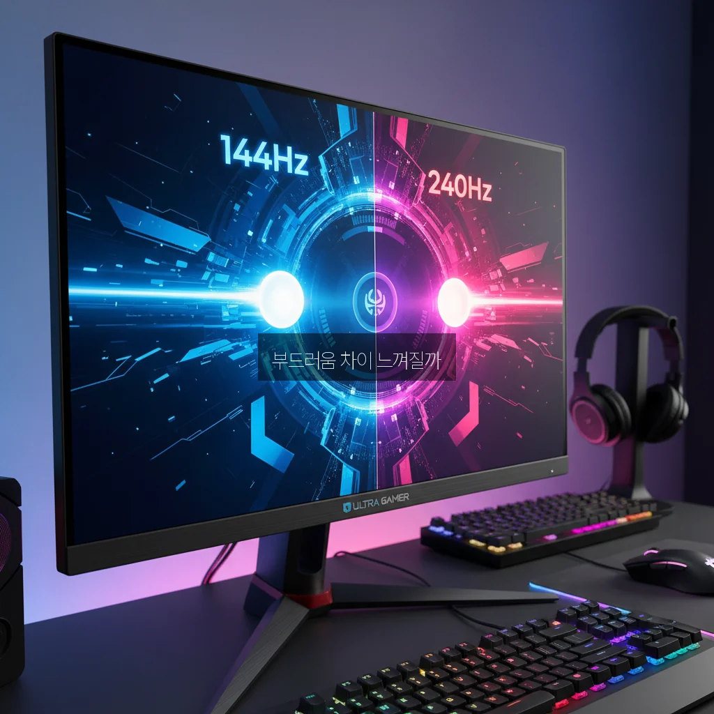 게이밍 모니터 144Hz 240Hz 차이 체감 후기 및 선택 기준 관련 이미지 2