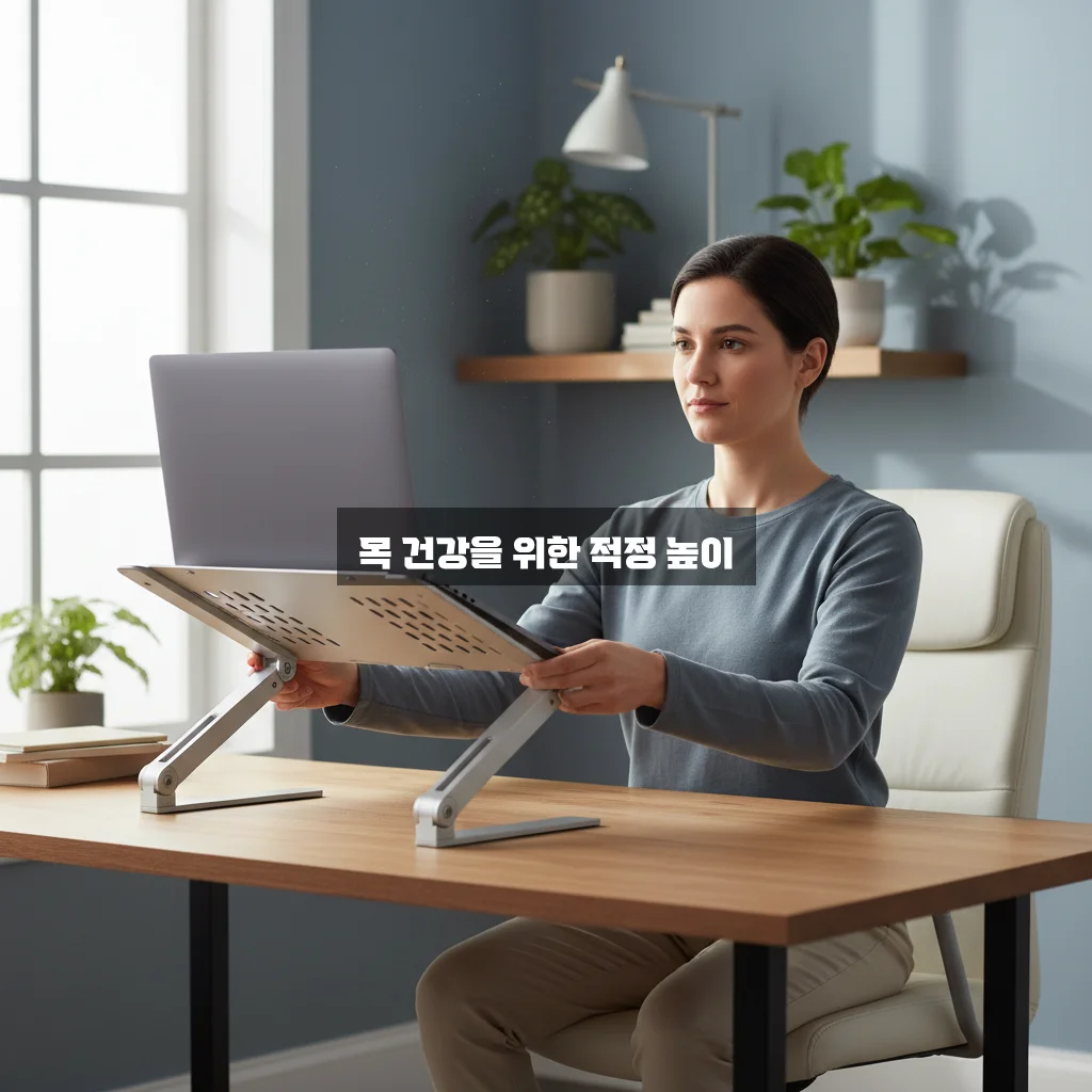 노트북 거치대 거북목 예방을 위한 높이 조절 추천 관련 이미지 3